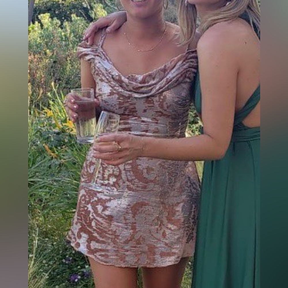 Silk mini dress
